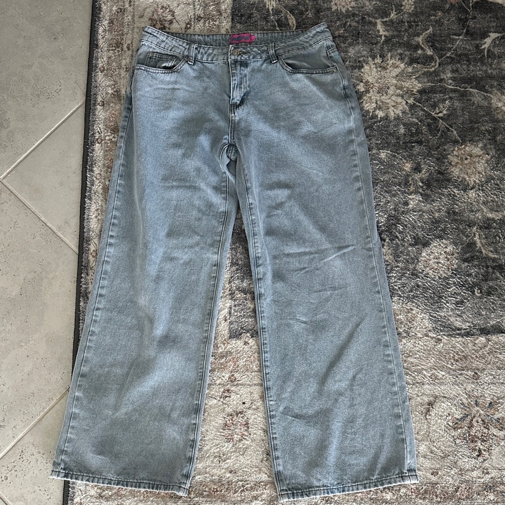 Edikted Baggy Wide-Leg Jeans